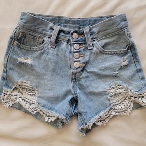 Girl shorts size 7